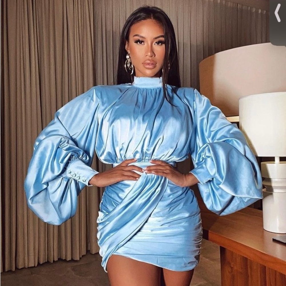 Fashion Nova satin dress